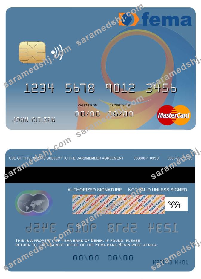 Benin Fema bank mastercard